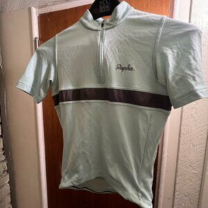 RAPHA Men’s Wool Blend Quarter Zip Short Sleeve Cycling Jersey Shirt Top, Size S